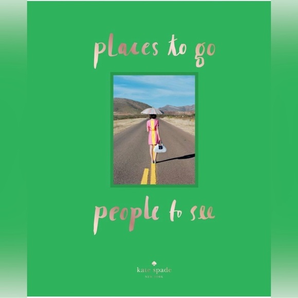 Kate Spade Places to Go People to See Hardcover Book - Picture 1 of 16
